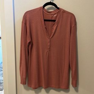 Cozy oversized Abercrombie & Fitch boyfriend Henley